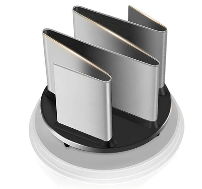 Stainless steel manual clap knife with multi-layer blades for vegetable chopping