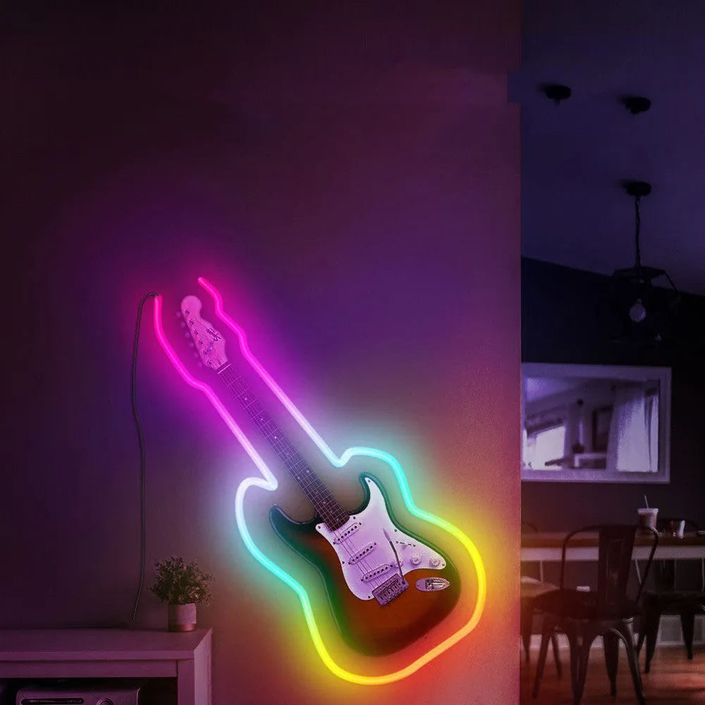 Graffiti Smart WiFi LED Neon Bar strip light in 3m or 5m length, 144W, IP68 waterproof, with remote control and power cord.