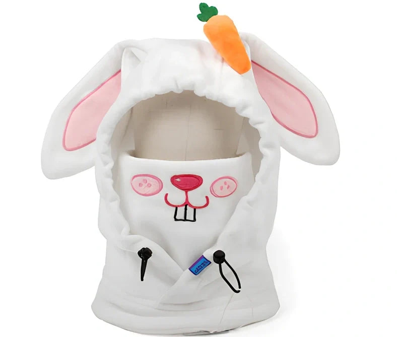 Brown Bear cartoon ski helmet head cover for winter sports protection with elastic band