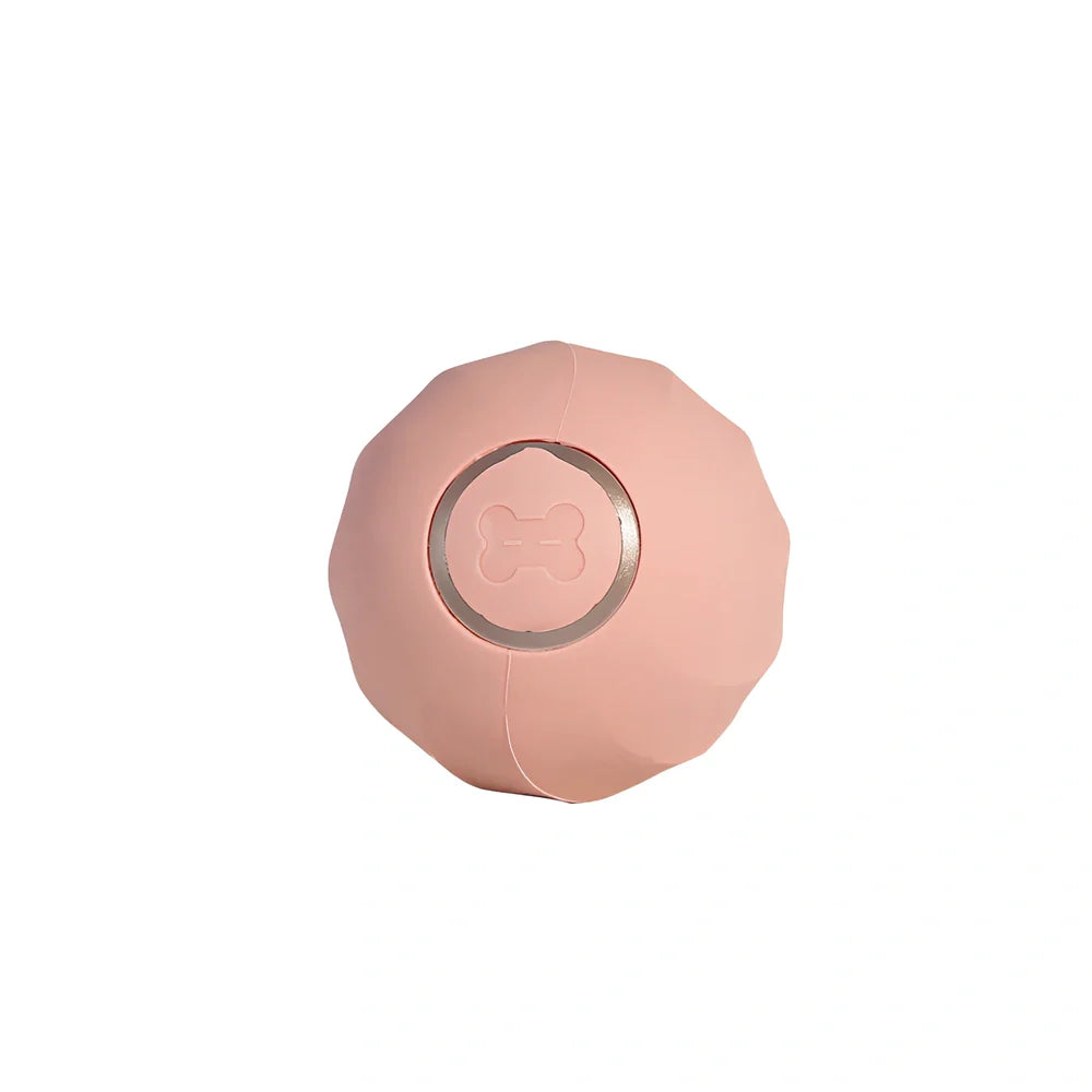 Interactive cat ball with silicone shell and USB charger for electronic pet entertainment