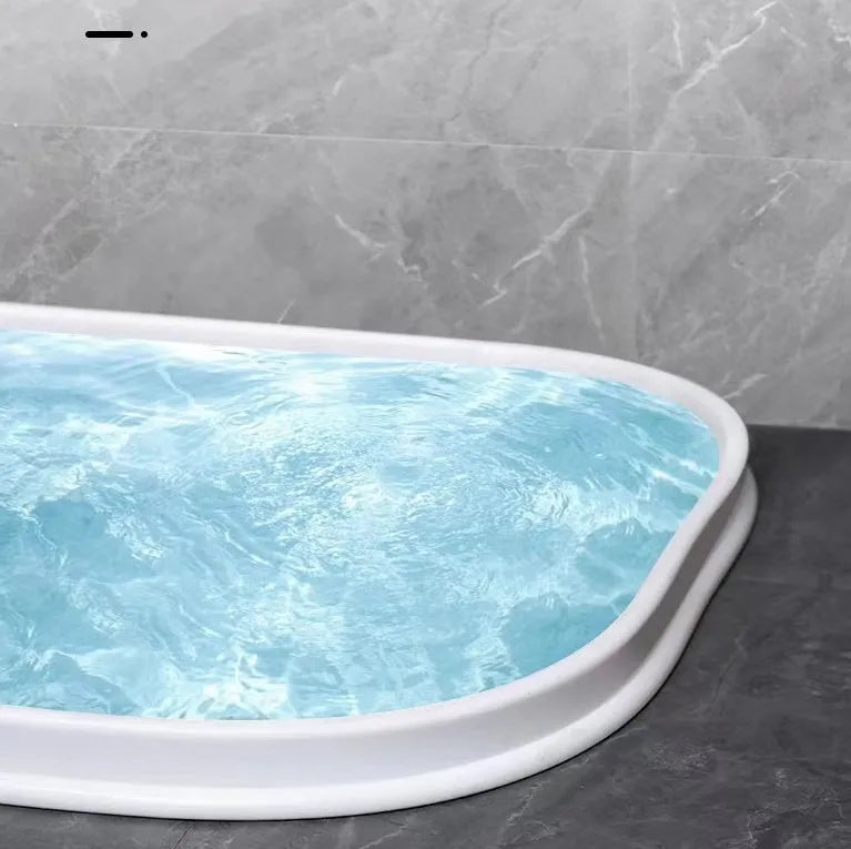 Flexible silicone bathroom waterproof strip in black, grey or white for shower room dry-wet separation