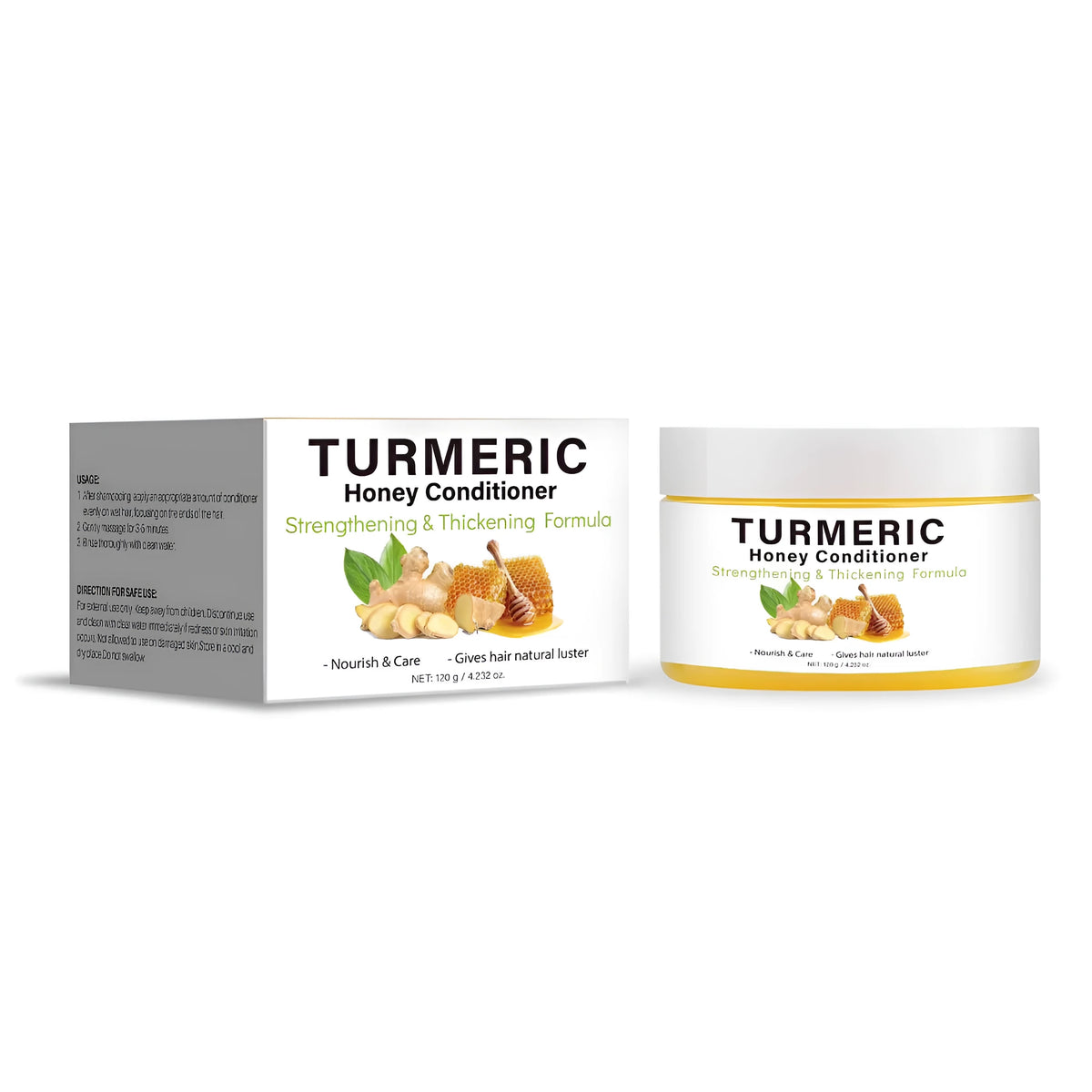 Turmeric Honey Conditioner 120g hair care product for export markets