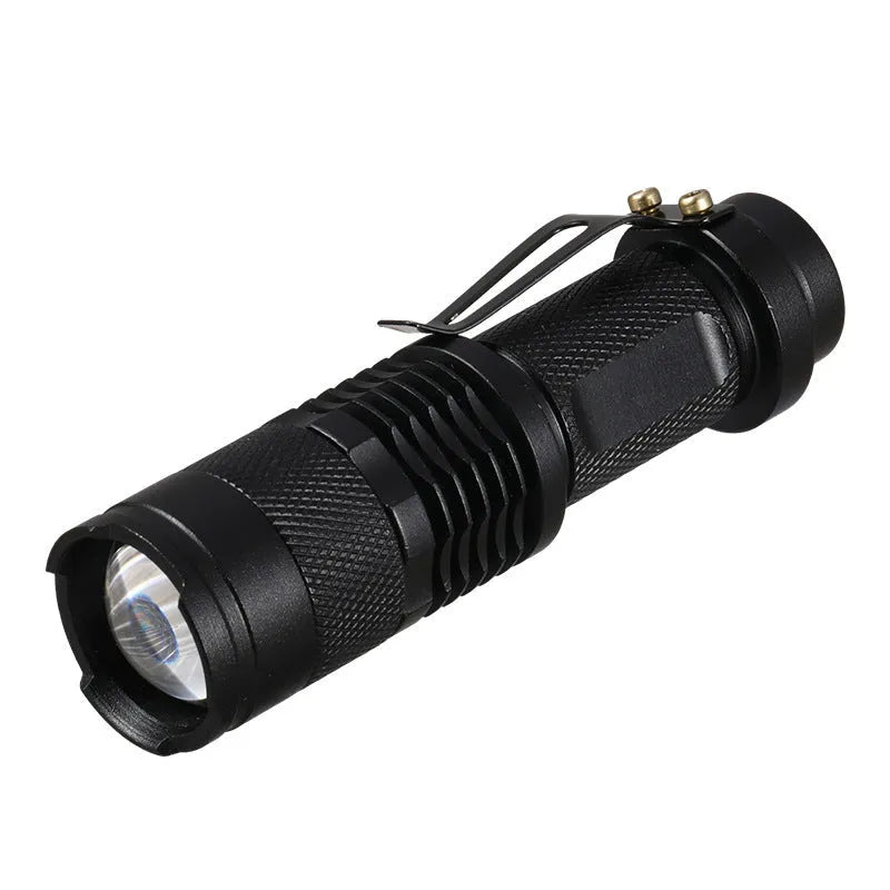 5W UV flashlight torch in aluminium alloy or ABS plastic with 365nm or 395nm purple light and XPE white light options