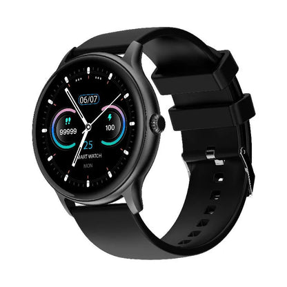 Blood Pressure Health Smart Bluetooth Sports Watch with 1.28-inch screen and silicone wristband