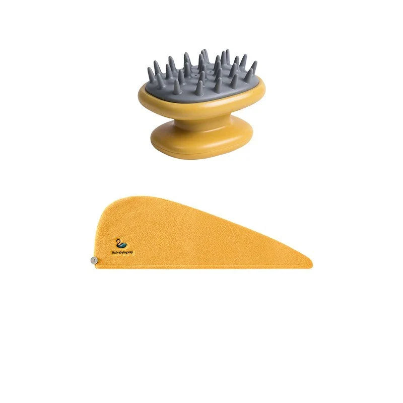 Premium silicone hair brush with airbag design for gentle scalp massage and improved blood circulation