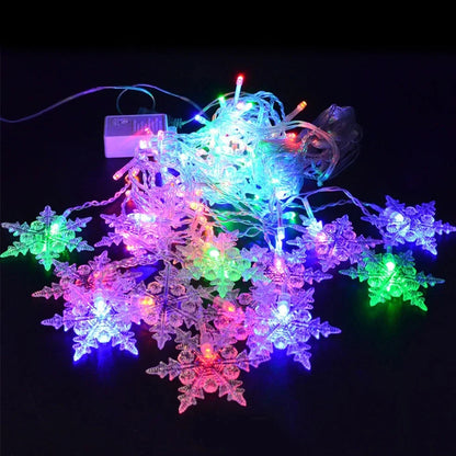 LED ice bar lamp snowflake hanging pendant with multi-colour lighting options and decorative snowflake design