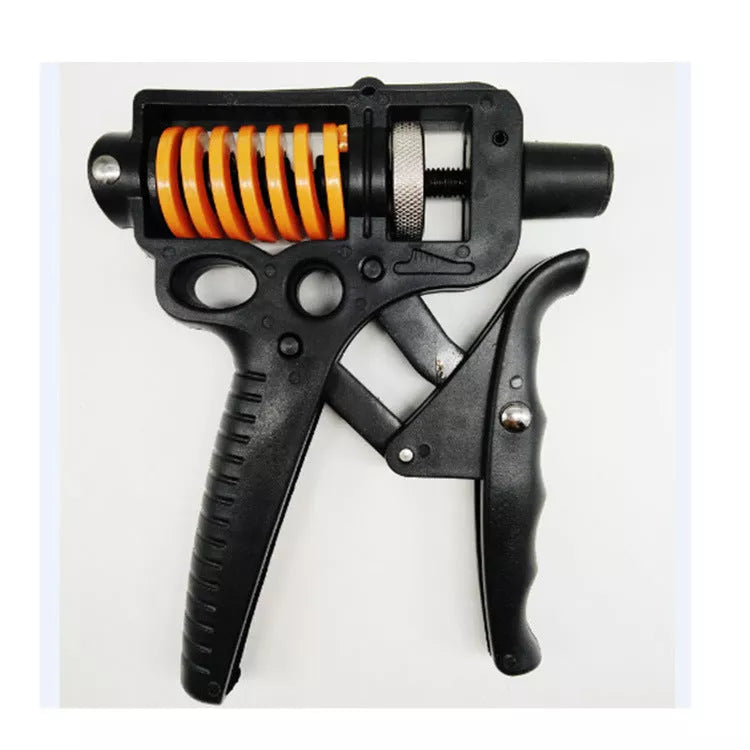 Adjustable Finger Trainer in black for grip strength and hand health