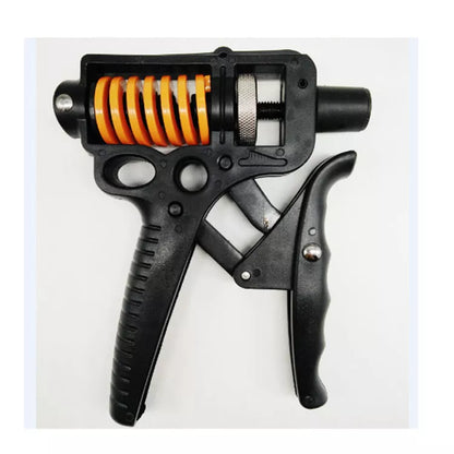 Adjustable Finger Trainer in black for grip strength and hand health