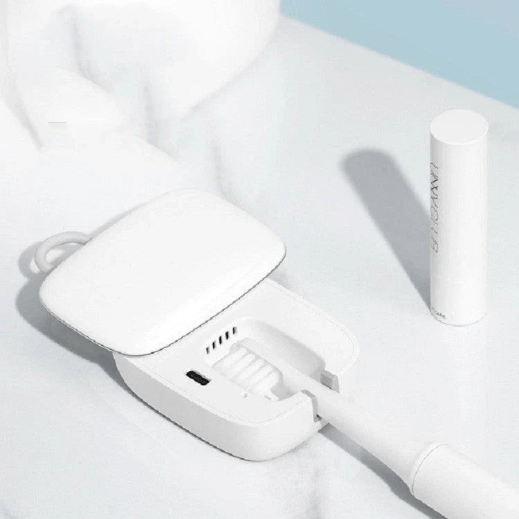 Portable UV Toothbrush Sterilizer with drying fan for eliminating 99.998% of germs and bacteria on your toothbrush