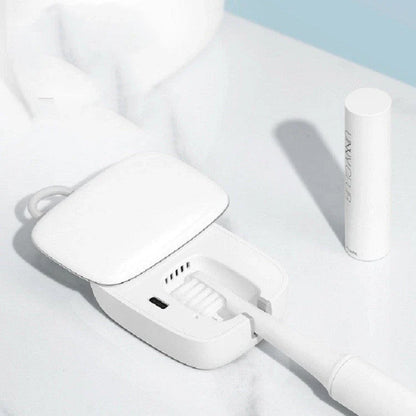 Portable UV Toothbrush Sterilizer with drying fan for eliminating 99.998% of germs and bacteria on your toothbrush