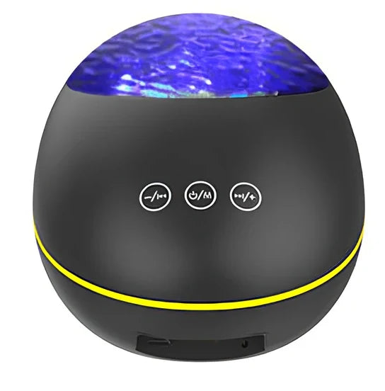 Coversage ocean wave projector measuring 16.5cm with Bluetooth speaker and remote control projecting wave patterns