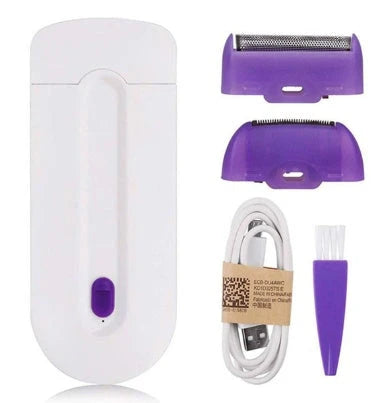 Cordless electric hair remover for smooth, hair-free skin on face, legs, and other areas