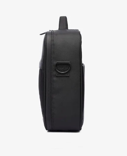 Black Oxford fabric men's shoulder messenger bag with adjustable strap