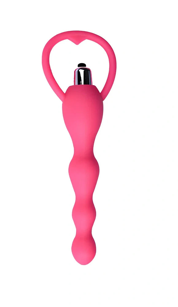 Silicone adult toy with vibrating egg and plastic sleeve in black, blue, and rose red colours