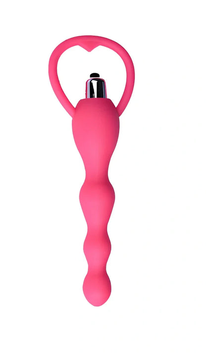 Silicone adult toy with vibrating egg and plastic sleeve in black, blue, and rose red colours
