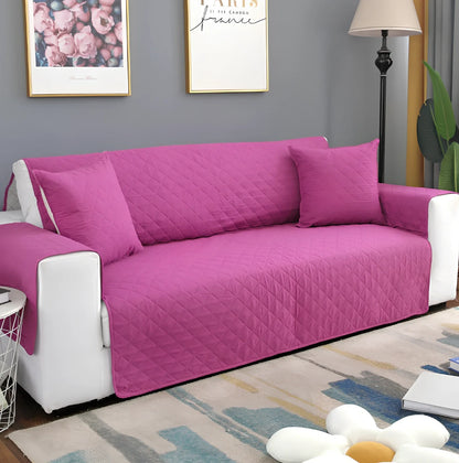 Lake blue pet waterproof compartment sofa cushion 190x228cm in polyester protecting against spills