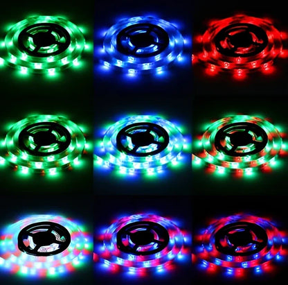 5m flexible LED strip light with 60 LEDs per metre, waterproof coating and adhesive backing