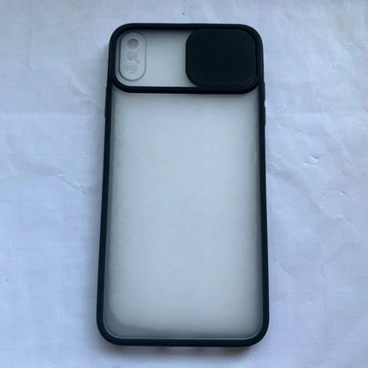 Frosted Surface Camera Protection Mobile Phone Case with Starry Sky Design for iPhone