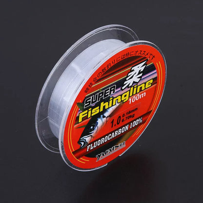 100m high horsepower transparent nylon fishing line for sea rod fishing