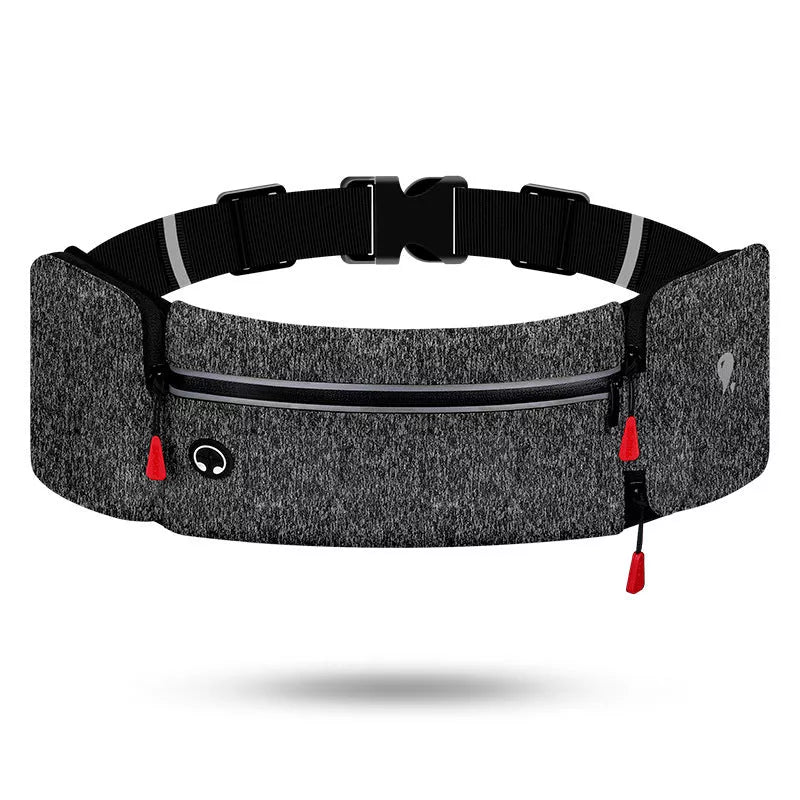 Adjustable fitness running pocket in various colors for secure storage during runs