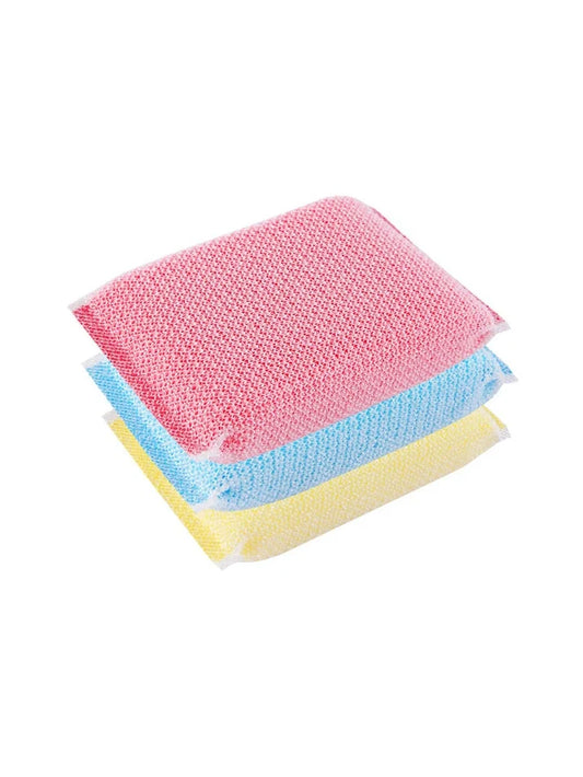 Thickened sponge dish brush with polypropylene filaments for kitchen cleaning