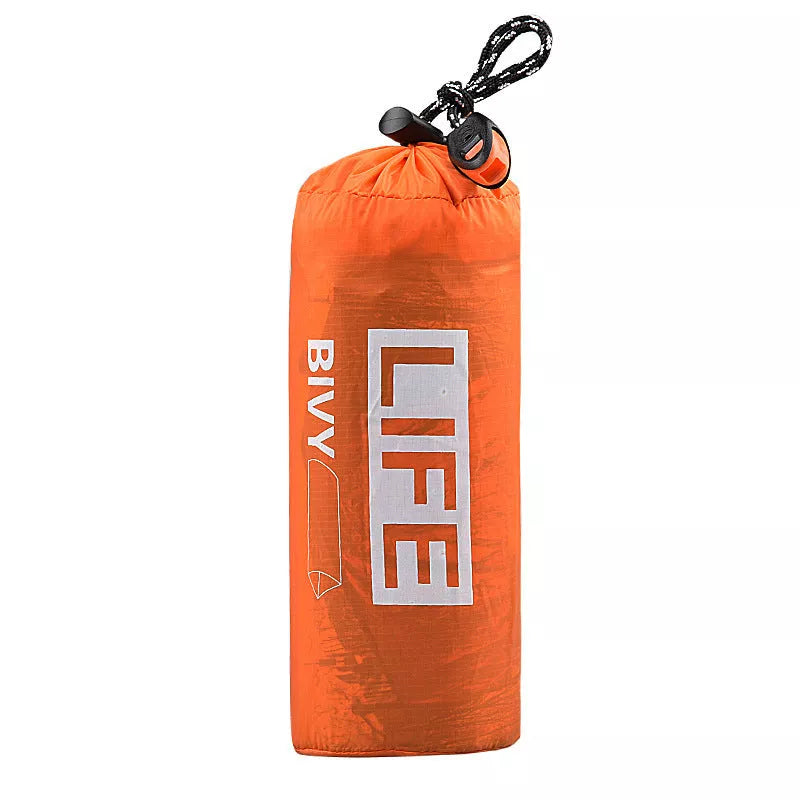 Outdoor single-layer warm tent with PE aluminum film, lightweight and durable for camping and emergencies