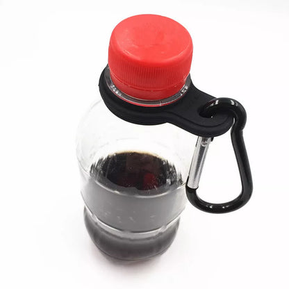Eco-friendly silicone water bottle hanging buckle for outdoor and travel use