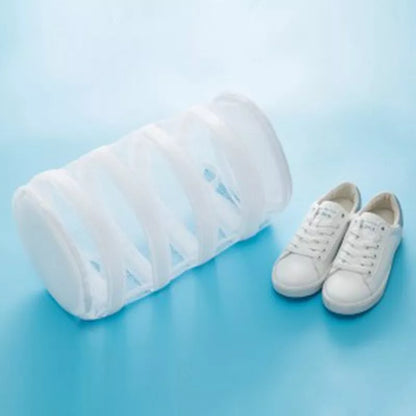 Machine Wash Shoes Magic Protective Mesh Bag in various colors for safe shoe cleaning
