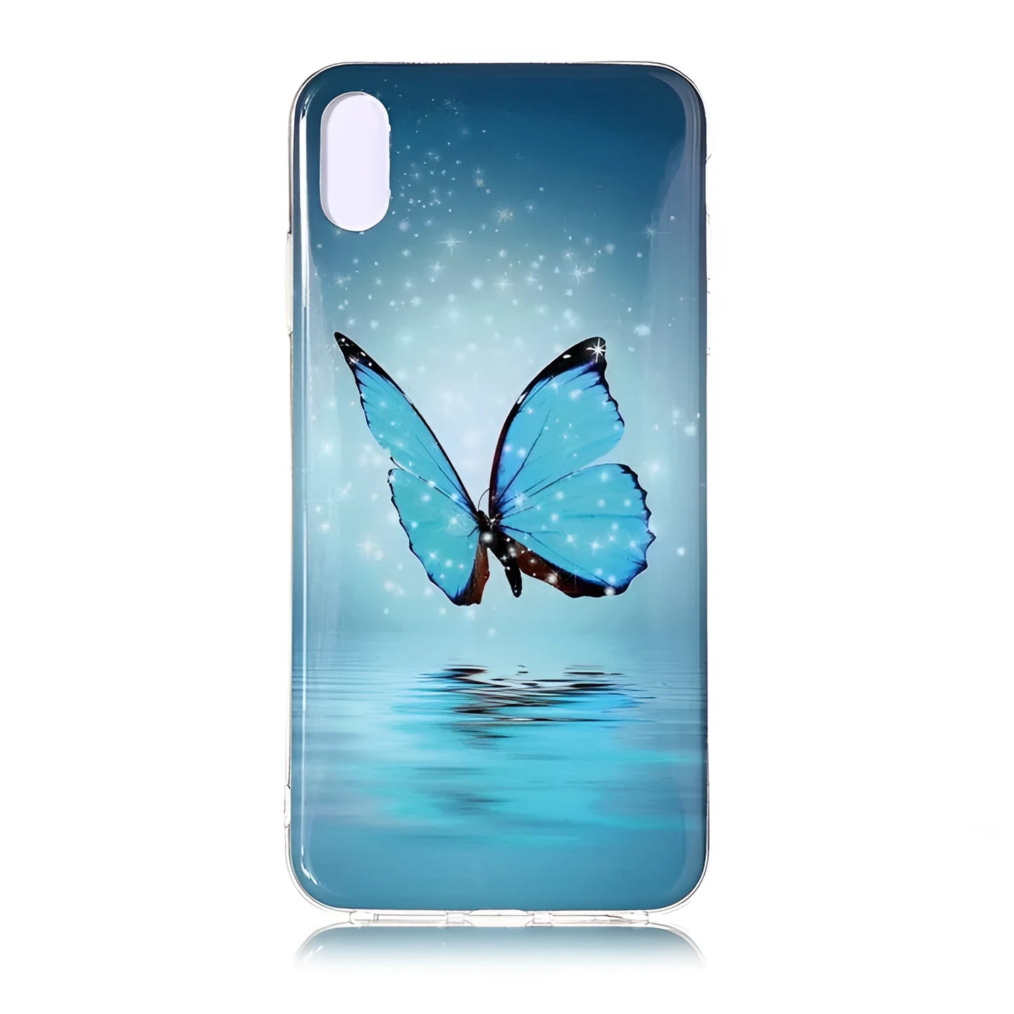 Luminous butterfly cartoon design phone case for iPhone models