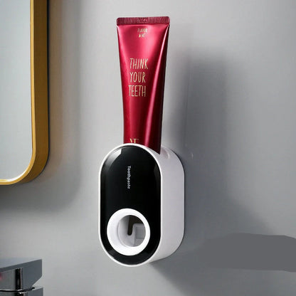Automatic Wall-mounted Toothpaste Squeezer in multiple colors, easy nail-free installation