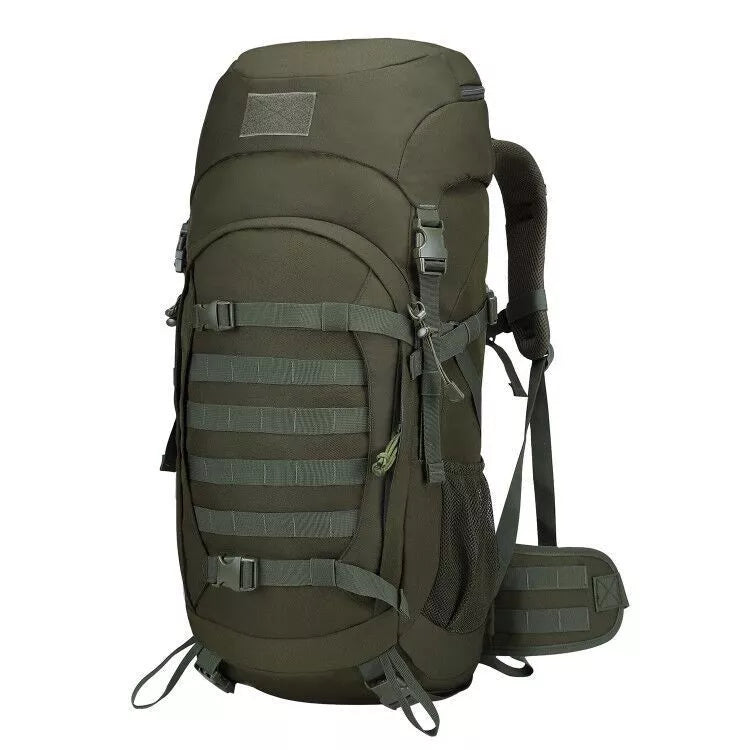 Outdoor sports large capacity backpack in khaki, army green, camouflage, or black