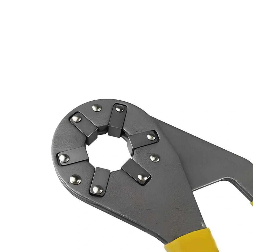 MagicWrench 14-in-1 adjustable tool showing six-angle design in 6-inch size with tool steel construction
