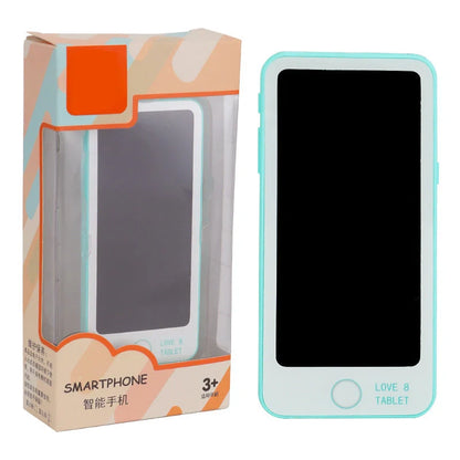 Children's LCD writing board in pink and blue with one-click clear and light options