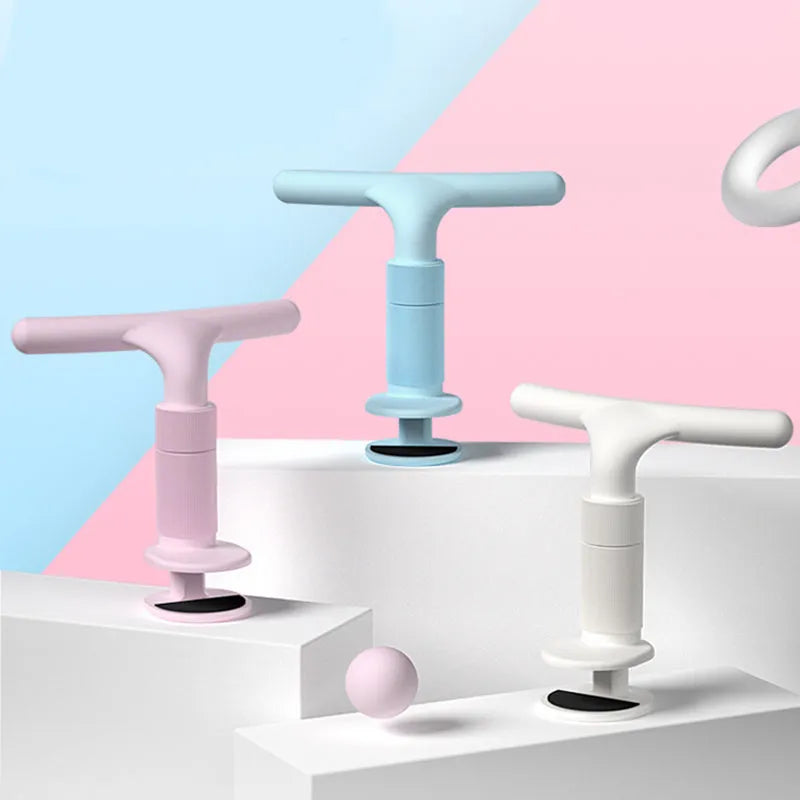 Children's ABS desk-mounted sitting posture corrector in blue, pink, or white for study desks.