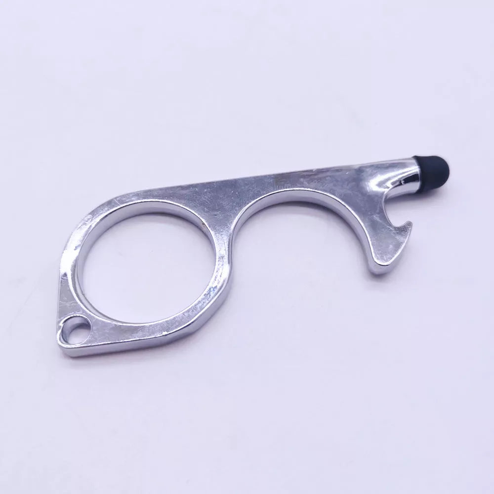 Alloy protective door opener keychain in various colors