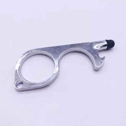 Alloy protective door opener keychain in various colors