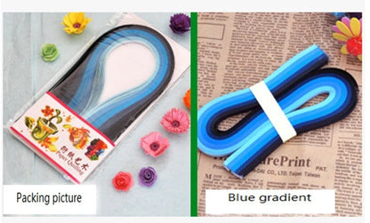 Vibrant gradient star origami paper set for creative crafting and DIY projects