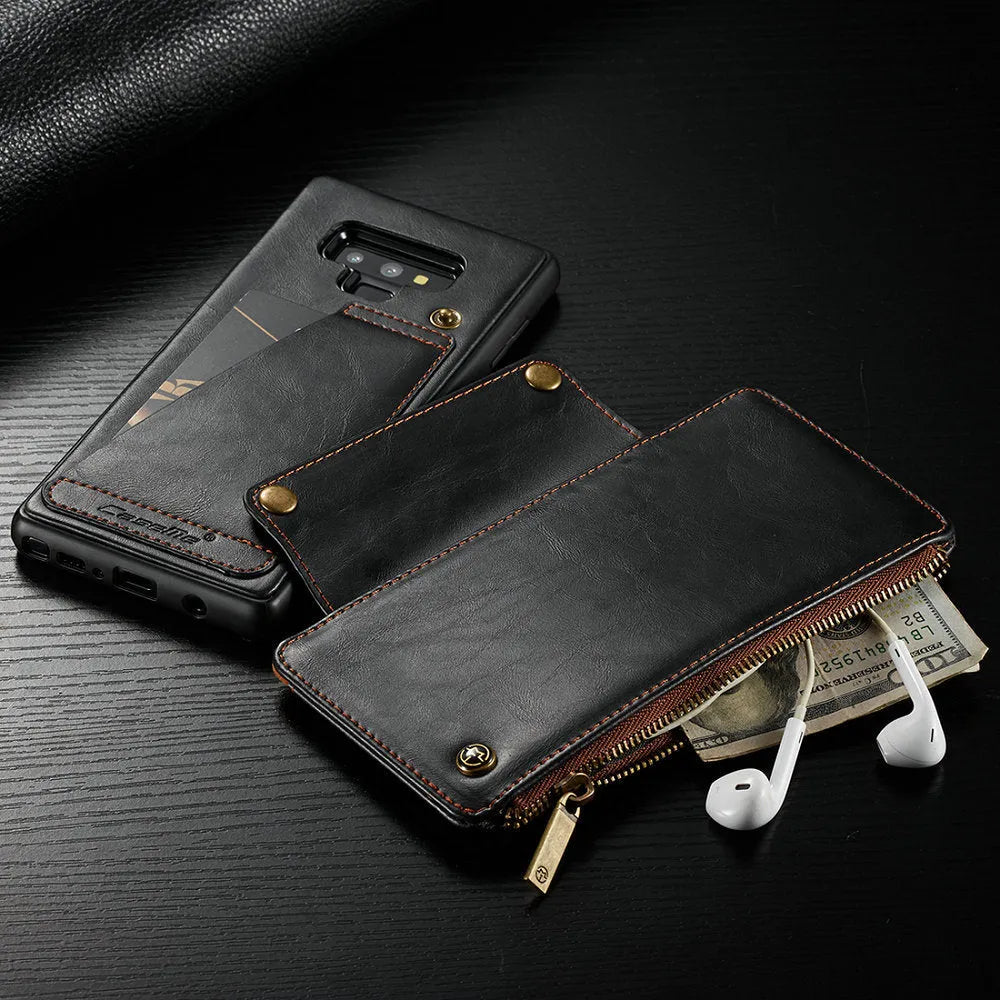 Samsung Note9 flip case in PU leather with anti-scratch protection and secure grip design