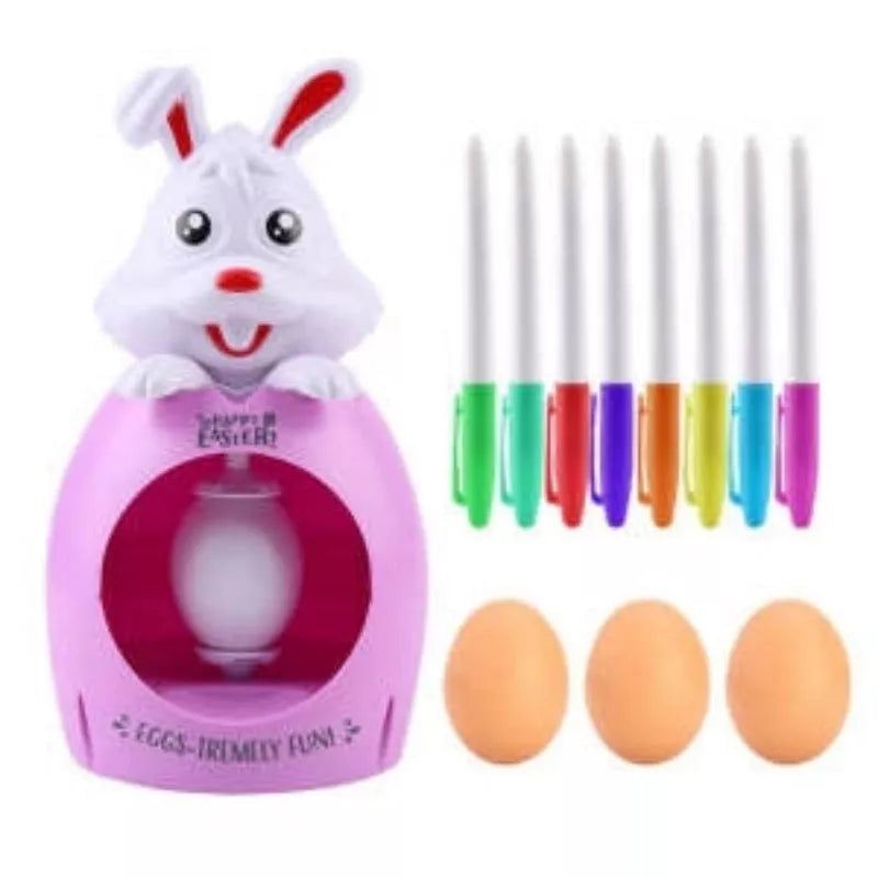 Easter egg decoration kit for kids with sound and light features, safe and non-toxic