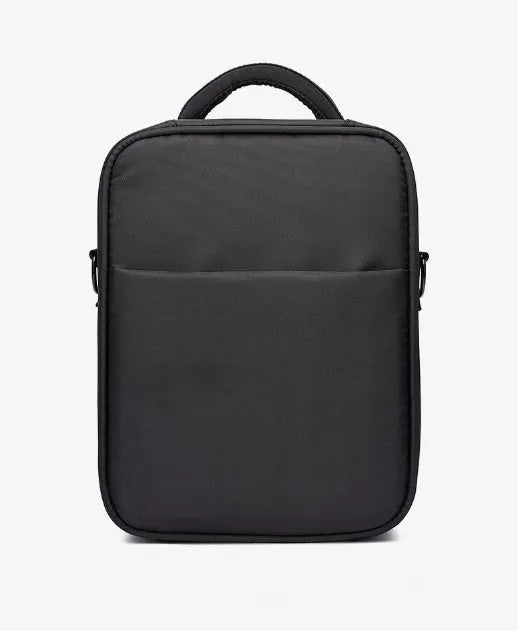 Black Oxford fabric men's shoulder messenger bag with adjustable strap