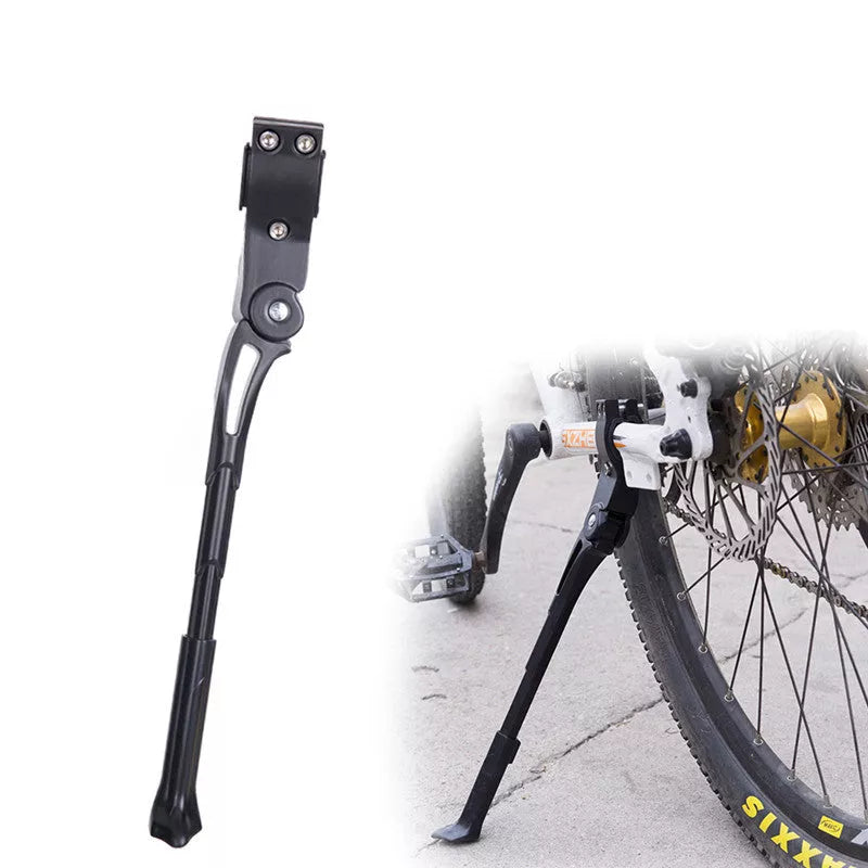 Adjustable mountain bike foot support in black for 22-27 inch wheels