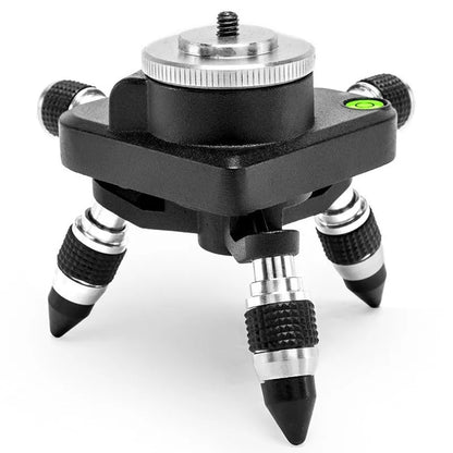 Black aluminium alloy YL-30 spirit level special base with 360-degree adjustment.