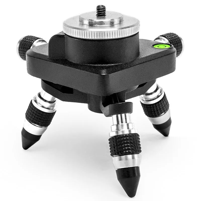 Spirit level special base with 360-degree launch angle, made from aluminium alloy coated material, measuring 15cm by 12cm, model YL-30 in black for precise levelling and surveying tasks
