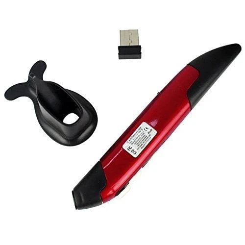 Wireless ergonomic pen mouse with 2.4GHz connectivity, energy-saving features, and precision optical control for digital productivity