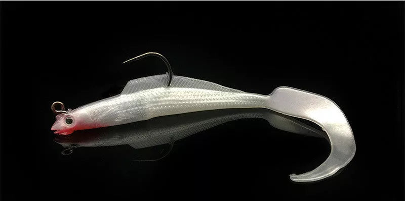 Creative Simulation Long Lead Soft Fishing Lure in various colors for realistic bait imitation