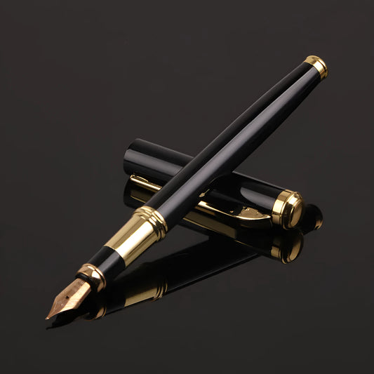 Metal ballpoint pen with 0.5mm tip in red and black colour options