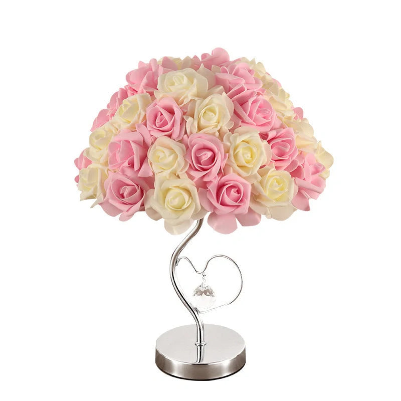 220V Wedding Decoration Lamp with Creative Roses Flower Design for romantic home lighting