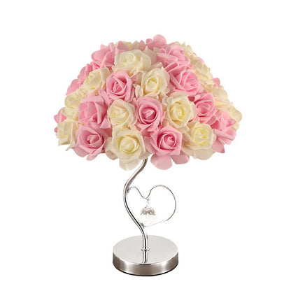 220V Wedding Decoration Lamp with Creative Roses Flower Design for romantic home lighting