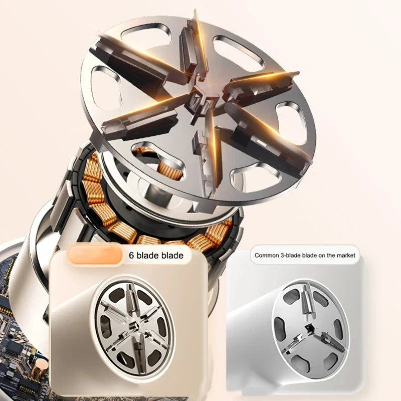 Portable Fabric Shaver with Smart LED Display - Efficient Lint Remover for Household Use