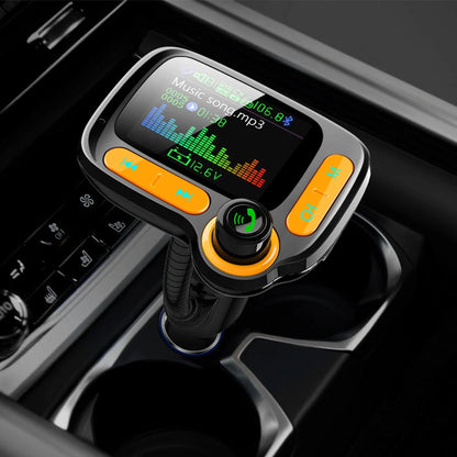 Car Bluetooth Multi-Function Player with large color screen and quick charge